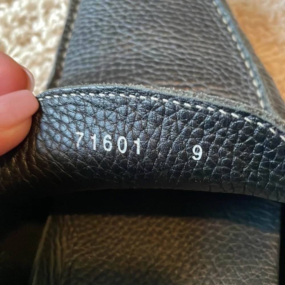 To Boot Black Pebbled Leather Slip-On Loafers